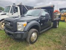 2016 FORD F550 DUMP TRUCK VN:1FD0X5HT9GEA29464 4x4, powered by 6.7L V8 diesel engine, equipped with