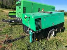 2014 SULLIVAN 375CFM AIR COMPRESSOR SN:73376 powered by Cummins diesel engine, equipped with 375CFM,