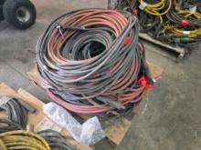 PALLET OF TIG HOSES & TORCHES SUPPORT EQUIPMENT