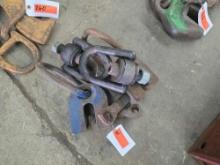 (4) ASSORTED LIFTING CLAMPS SUPPORT EQUIPMENT