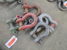 (6) 12 TON SHACKLES SUPPORT EQUIPMENT