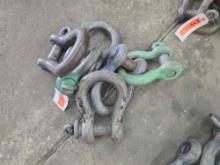(6) 17 TON SHACKLES SUPPORT EQUIPMENT
