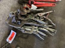 QTY OF ASSORTED VISE GRIPS SUPPORT EQUIPMENT