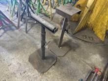 PIPE STAND & (1) FEED ROLLER STAND SUPPORT EQUIPMENT