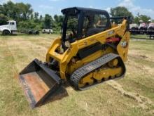 2021 CAT 259D3 RUBBER TRACKED SKID STEER SN:CW910977 powered by Cat diesel engine, equipped with