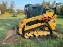 2021 CAT 259D3 RUBBER TRACKED SKID STEER SN:CW911089 powered by Cat diesel engine, equipped with