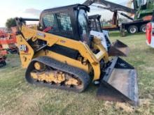 2020 CAT 259D3 RUBBER TRACKED SKID STEER SN:CW904057 powered by Cat diesel engine, equipped with