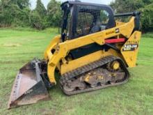 2018 CAT 259D RUBBER TRACKED SKID STEER SN:FTL17447 powered by Cat diesel engine, equipped with