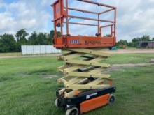 2019 JLG 1932R SCISSOR LIFT SN:M200029844 electric powered, equipped with 19ft. Platform height,