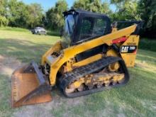 2017 CAT 299D2 RUBBER TRACKED SKID STEER SN:FD202865 powered by Cat diesel engine, equipped with