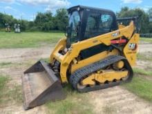 2019 CAT 259D3 RUBBER TRACKED SKID STEER SN:CW903565 powered by Cat diesel engine, equipped with