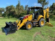 2018 CAT 420 TRACTOR LOADER BACKHOE SN:HWD02757 4x4, powered by Cat diesel engine, equipped with