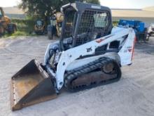 2020 BOBCAT T450 RUBBER TRACKED SKID STEER SN:AUVP17242 powered by diesel engine, equipped with