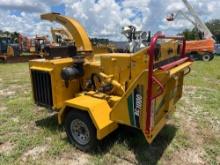2019 VERMEER BC1000XL74 WOOD CHIPPER SN:1VRY11195K1027727 powered by diesel engine, equipped with