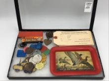 Group of Collectibles Including Duck Design