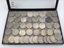 Collection of 44 Ike Dollars Including