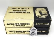 2 Full Boxes of Browning 338 Win Mag Cartridges