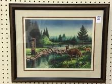 Framed Signed Print-The Headwaters of the