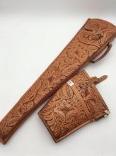 Fancy Leather Tooled Long Gun Case