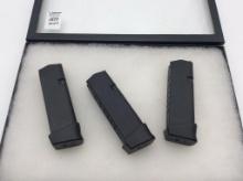 Lot of  3-9MM Glock 15 Round Clips