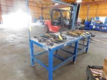 38" x 96" x 5/16 Steel Fabrication Table