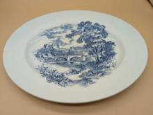COUNTRYSIDE ENOCH WEDGEWOOD TUNSTALL ENGLAND TRADE MARK 1835 OVAL 14" PLATTER