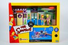 The Simpsons MAIN STREET 2002 Playmates Playset NIB