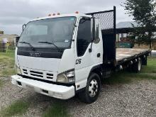 2006 Isuzu Medium Duty NPR Flatbed Dump Truck