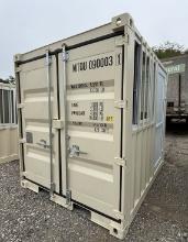 9' Conex Shipping Container Office w/ Window &