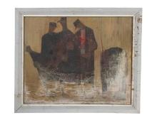 Argentina, 19th C. Abstract Oil Painting c. 1860