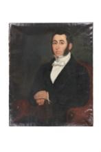 American School, 19th C. A Portrait of a Gentleman