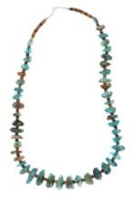 Amazing Navajo Turquoise Nugget Heishi Necklace