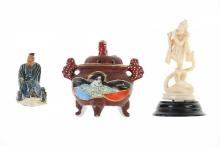 Japanese Ceramic & Composite Figural/ Pottery