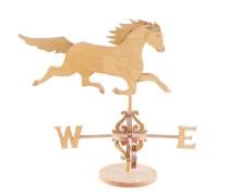 Carved Wood Galloping Horse Weathervane