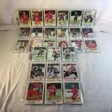 Lot of 27 Pcs Collector Vintage NHL Hockey Sport Trading Assorted Cards & Players - See Photos