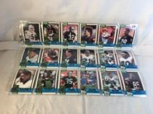Lot of 18 Pcs Collector Vintage NFL Football Sport Trading Assorted Cards & Players - See Pictures