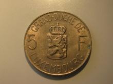 Foreign Coins: 1962 Luxemburg 5 Francs