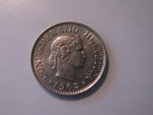 Foreign Coins: 1964 Switzerland 10 Rappen