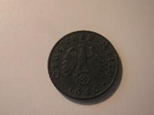 Foreign Coins: 1940 (WWII) Nazi  Germany 5 Pfennig