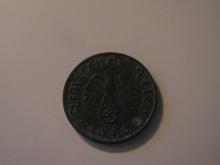 Foreign Coins: 1940 (WWII) Nazi Germany  10 Pfennig
