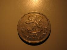 Foreign Coins: 1975 Finland 1 Markaa