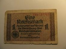 Foreign Currency: Germany 1 Mark