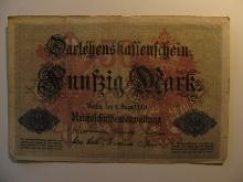 Foreign Currency: 1914 (WWI)  Germany 50 Mark