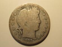 1903-O USA Silver Barber Half Dollar