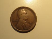 US Coins: 1x1917-D Wheat pennies