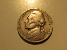 US Coins 1x 1949-S  Jefferson 5 Cents