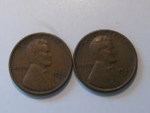 US Coins: 2x1929-S Wheat Pennies