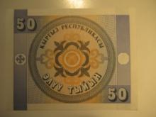 Foreign Currency: Kyryzistan 50 Tyiyn (UNC)