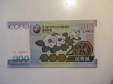 Foreign Currency: Korea 200 Won (UNC)