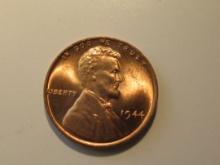 US Coins: 1xBU/Clean 1944 Wheat penny